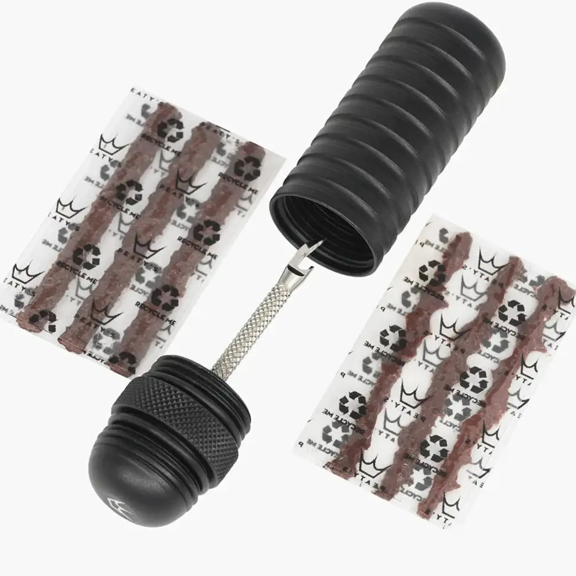 Kit riparazione tubeless per manubrio Peaty's Holeshot - Nero