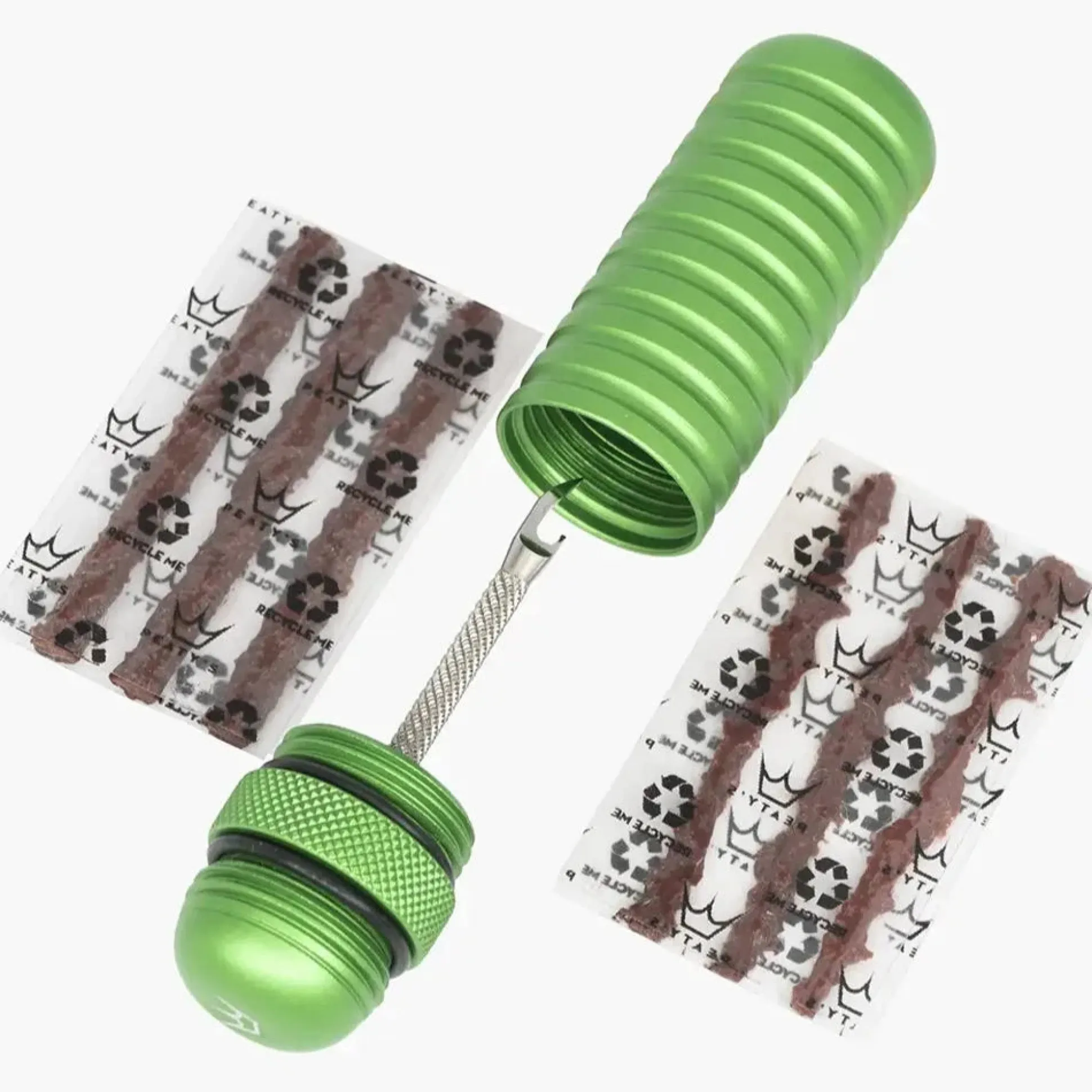 Kit riparazione tubeless per manubrio Peaty's Holeshot - Verde