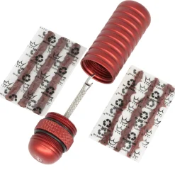 Kit riparazione tubeless per manubrio Peaty's Holeshot - Rosso