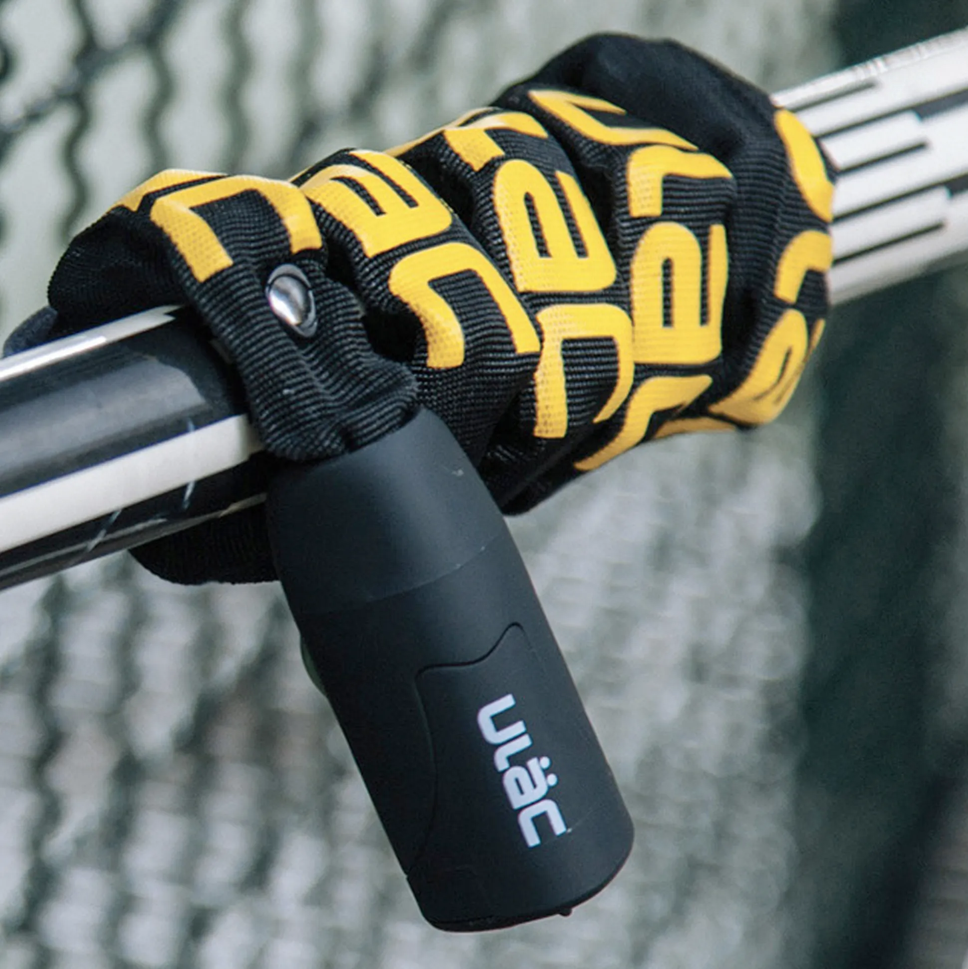 Lucchetto Ulac Eurostile - Nero giallo