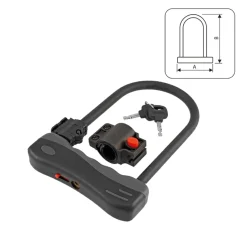 Lucchetto Wag U-LOCK 12 Large - Nero