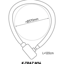 Lucchetto Zefal K-Traz M14