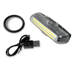 Luce Anteriore Eleven ricaricabile usb 16 Led - Nero