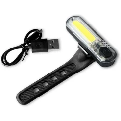 Luce Anteriore Eleven ricaricabile usb 10 Led - Nero