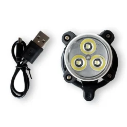 Luce Anteriore USB 3 Led Eleven - Nero