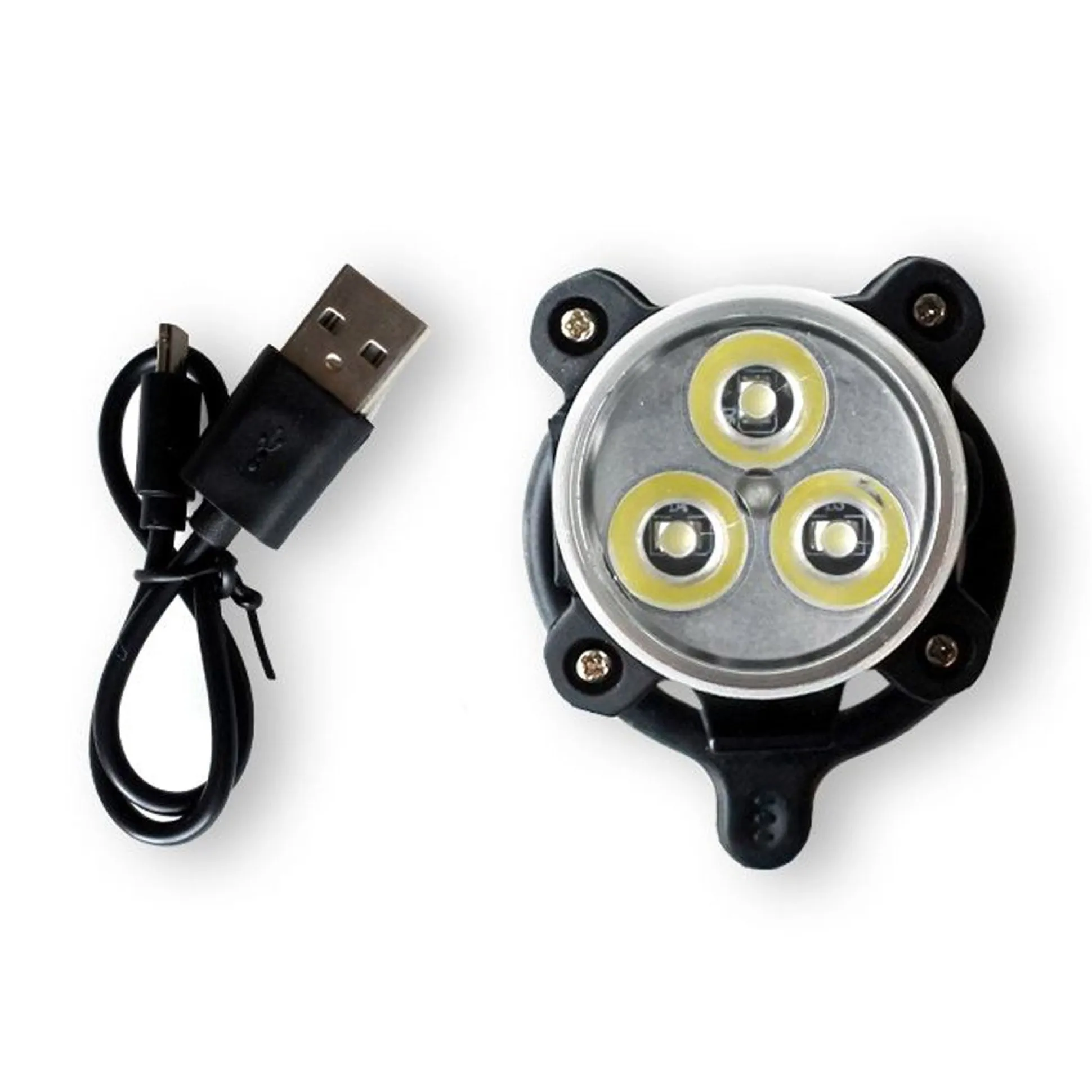 Luce Anteriore USB 3 Led Eleven - Nero