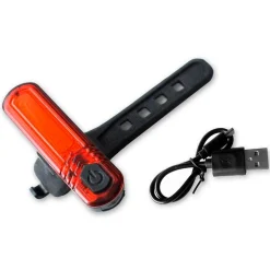 Luce Posteriore Eleven ricaricabile usb 10 Led - Rosso