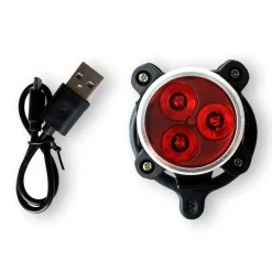Luce Posteriore USB 3 Led Eleven - Rosso