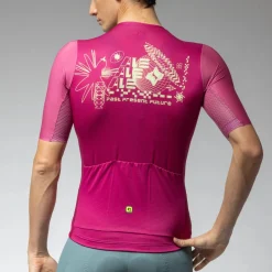 Maglia Ale PR-E Megabyte 2.0 - Fucsia