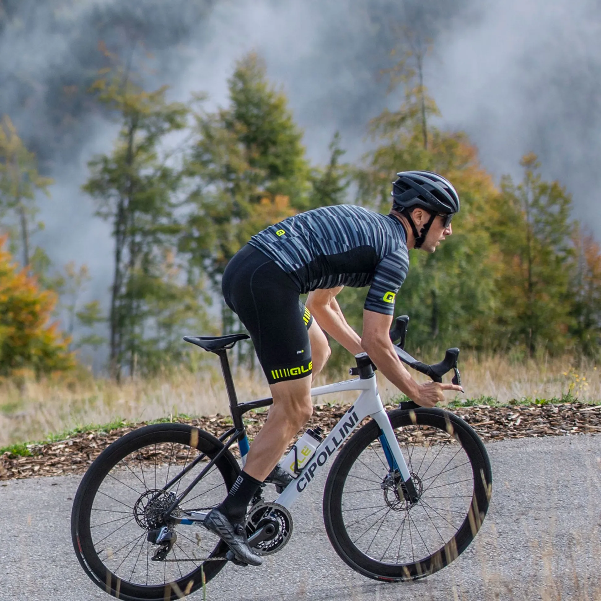 Maglia Ale Solid Step - Nero