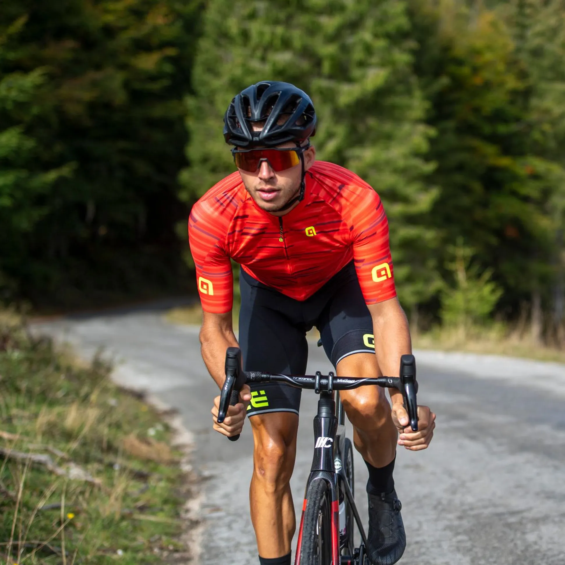 Maglia Ale Solid Step - Rosso