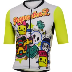 Maglia Aquadro2 Cartoon - Bianco giallo