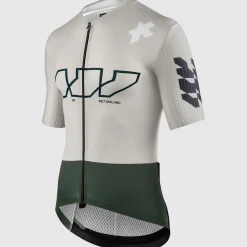Maglia Assos Equipe RS S11 Something To Say - Grigio chiaro