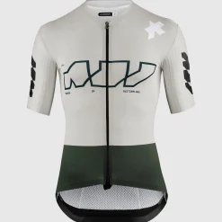 Maglia Assos Equipe RS S11 Something To Say - Grigio chiaro