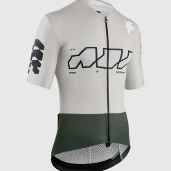 Maglia Assos Equipe RS S11 Something To Say - Grigio chiaro
