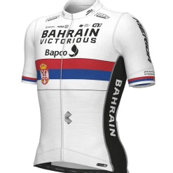 Maglia Bahrain Victorious 2023 PRS - Campione Serbo
