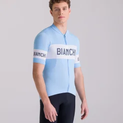 Maglia Bianchi Milano Retro - Azzurro