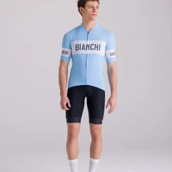 Maglia Bianchi Milano Retro - Azzurro