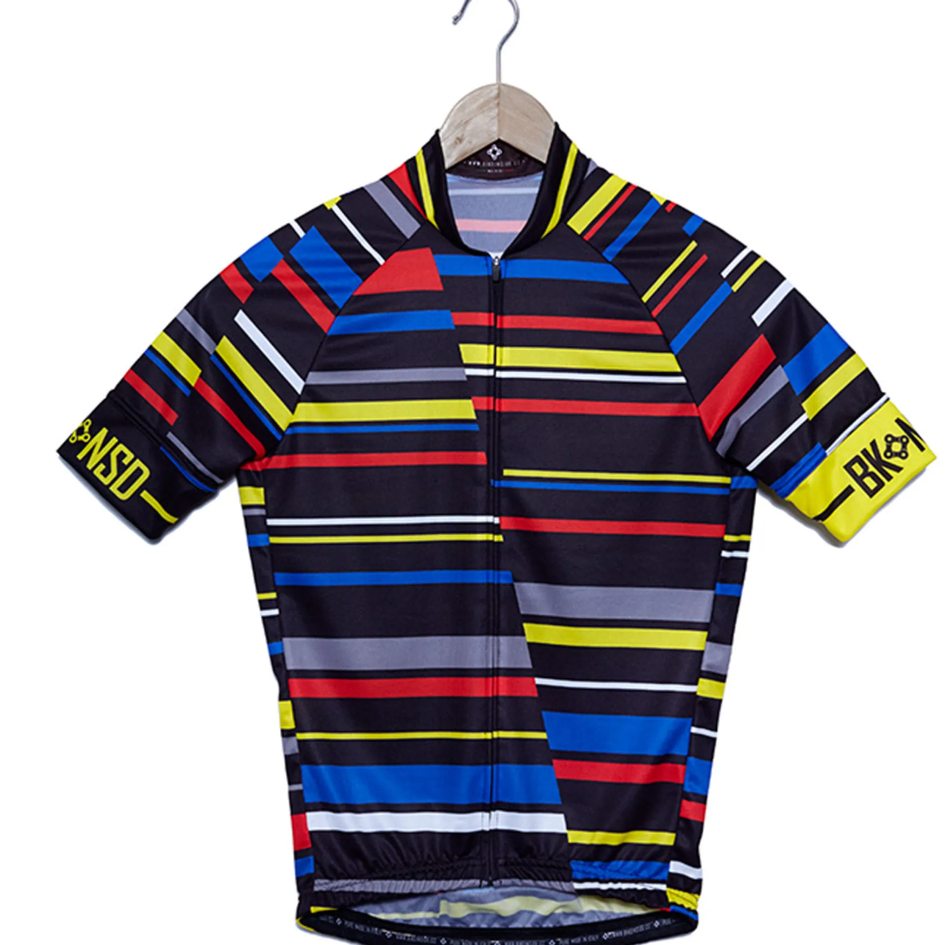 Maglia Bike Inside Crazy Linee - Nero