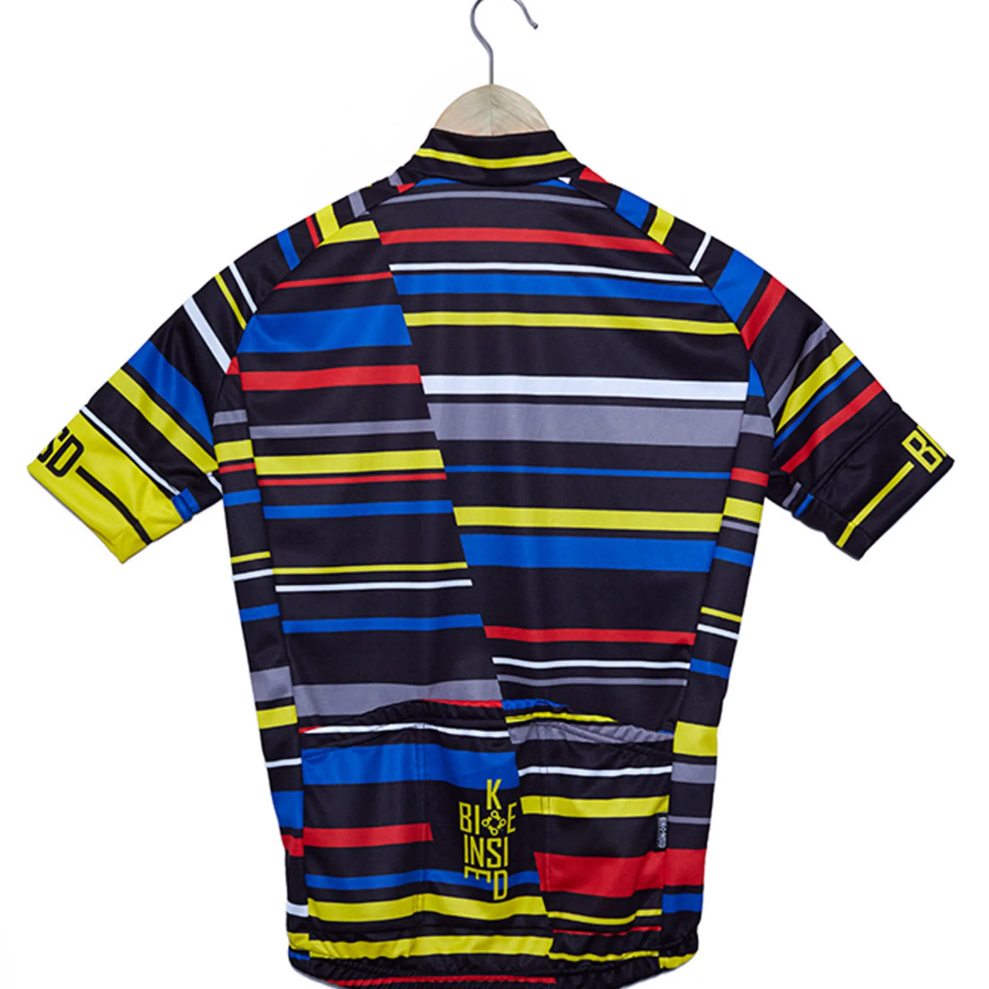 Maglia Bike Inside Crazy Linee - Nero