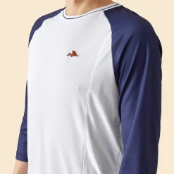 Maglia 3/4 Cafe du Cycliste Barbara - Blu