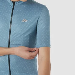 Maglia Cafe du Cycliste Fleurette - Azzurro