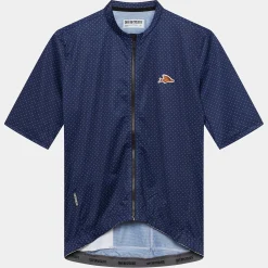 Maglia Cafe du Cycliste Fleurette - Blu scuro