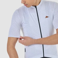 Maglia Cafe du Cycliste Fleurette - Bianco