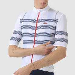 Maglia Cafe du Cycliste Mona 2 - Bianco