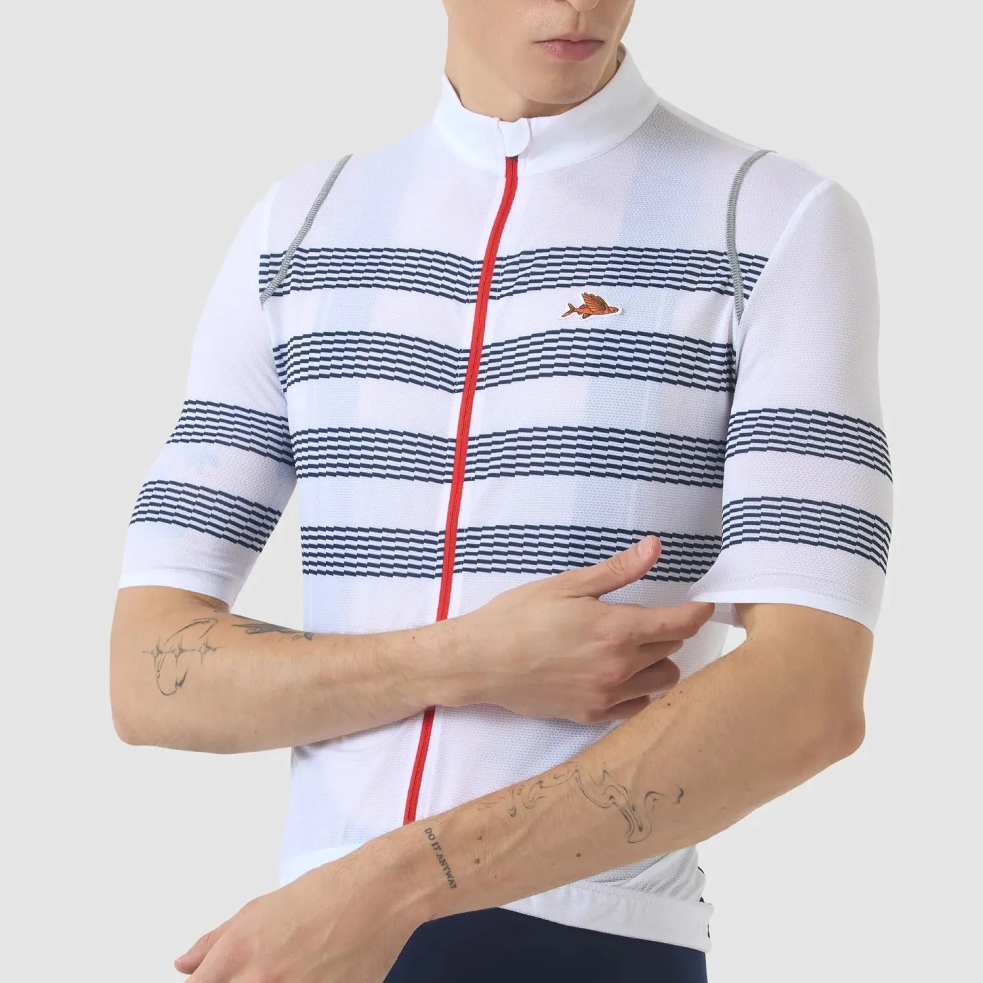 Maglia Cafe du Cycliste Mona 2 - Bianco