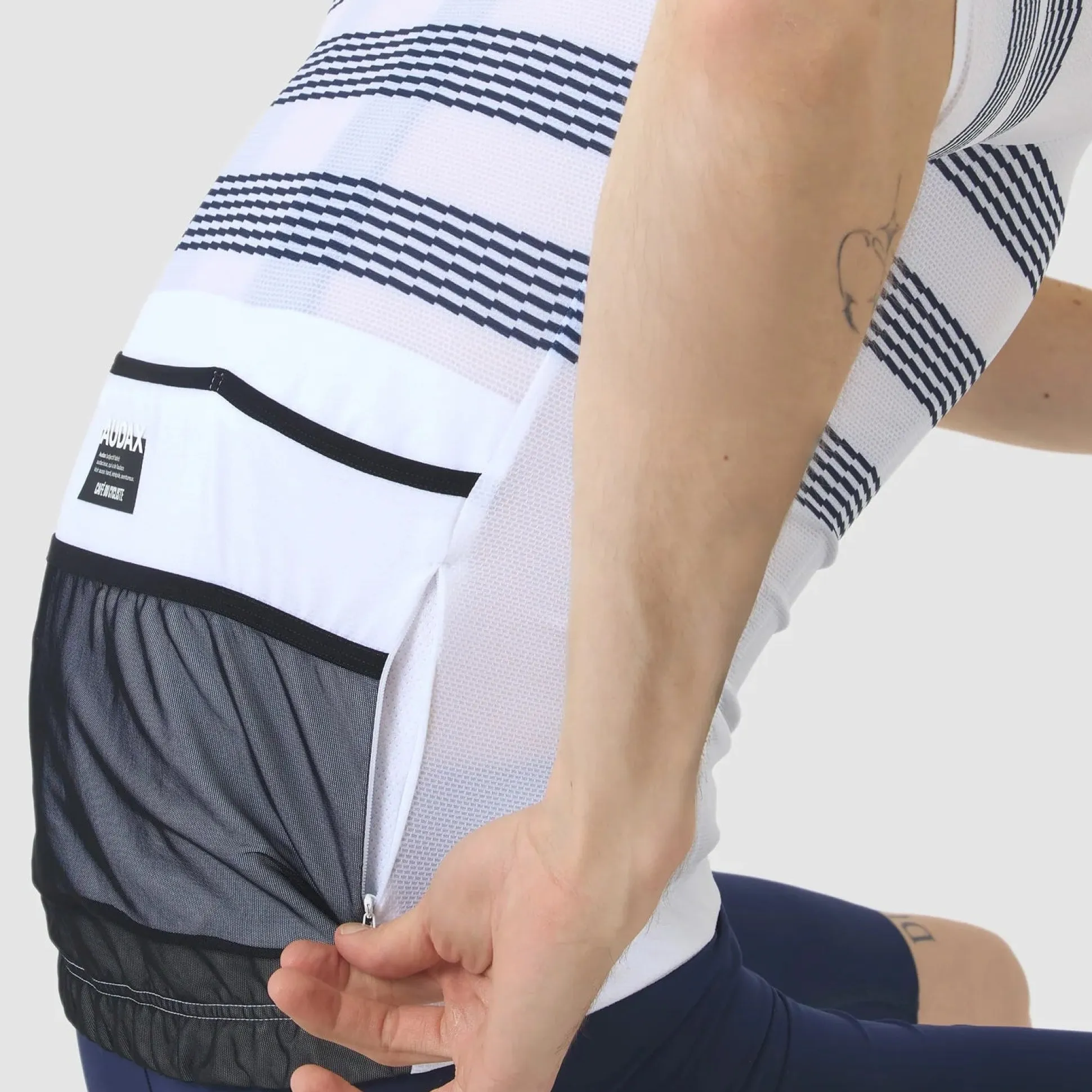 Maglia Cafe du Cycliste Mona 2 - Bianco