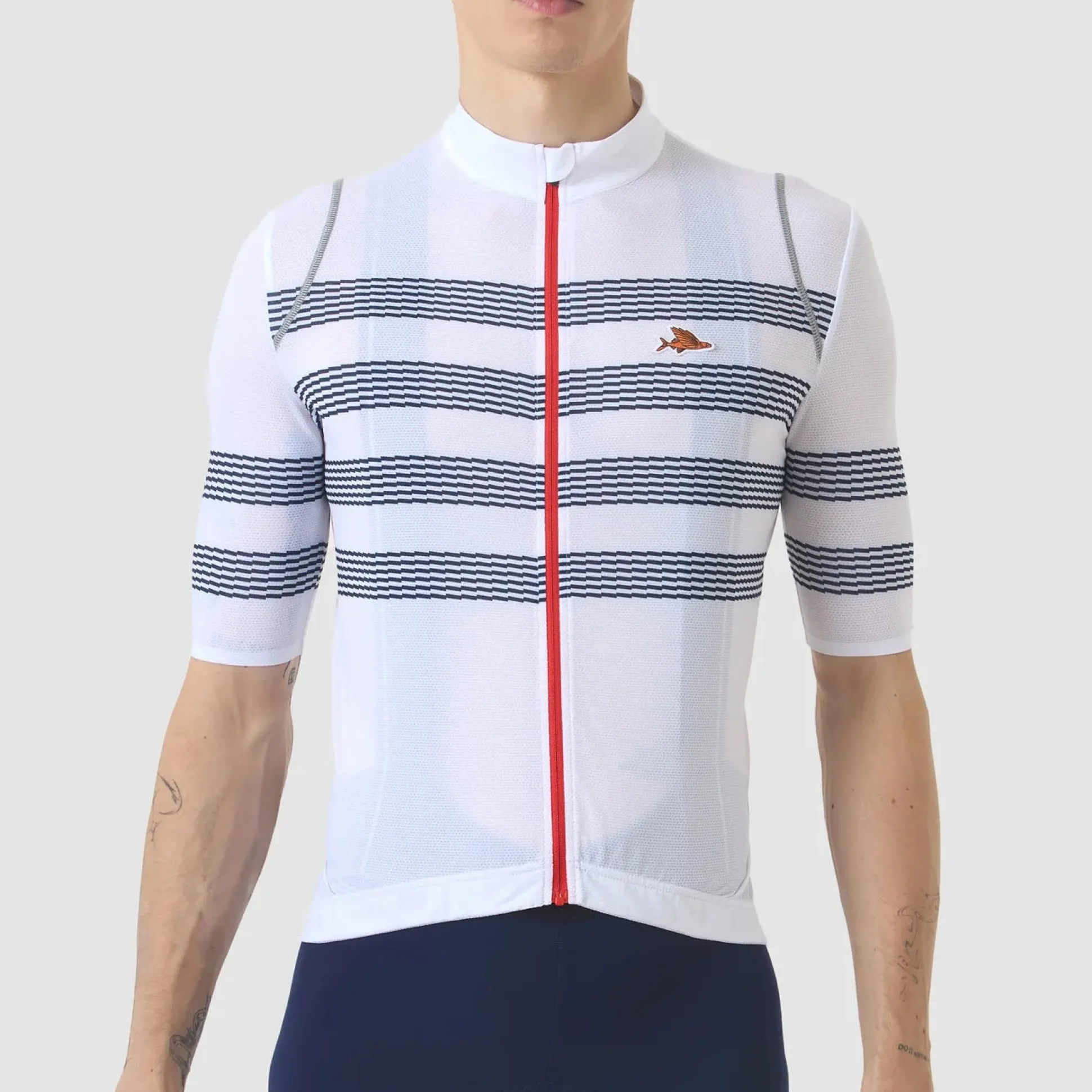 Maglia Cafe du Cycliste Mona 2 - Bianco