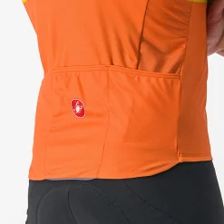 Maglia Castelli A Blocco - Verde arancio