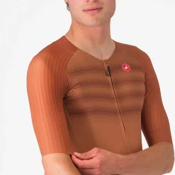 Maglia Castelli Aero Race 8S - Marrone