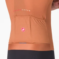 Maglia Castelli Aero Race 8S - Marrone