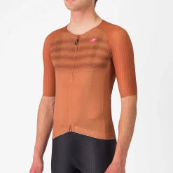 Maglia Castelli Aero Race 8S - Marrone