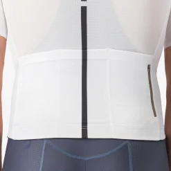 Maglia Castelli Drittone Logo - Bianco