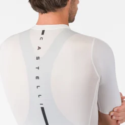 Maglia Castelli Drittone Logo - Bianco