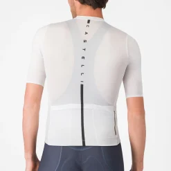 Maglia Castelli Drittone Logo - Bianco