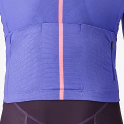 Maglia Castelli Drittone Logo - Viola