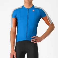 Maglia Castelli Entrata 6 - Azzurro arancio