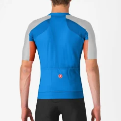 Maglia Castelli Entrata 6 - Azzurro arancio