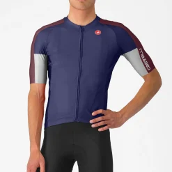 Maglia Castelli Entrata 6 - Blu bordeaux