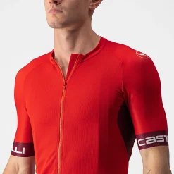 Maglia Castelli Entrata 6 - Rosso bordeaux