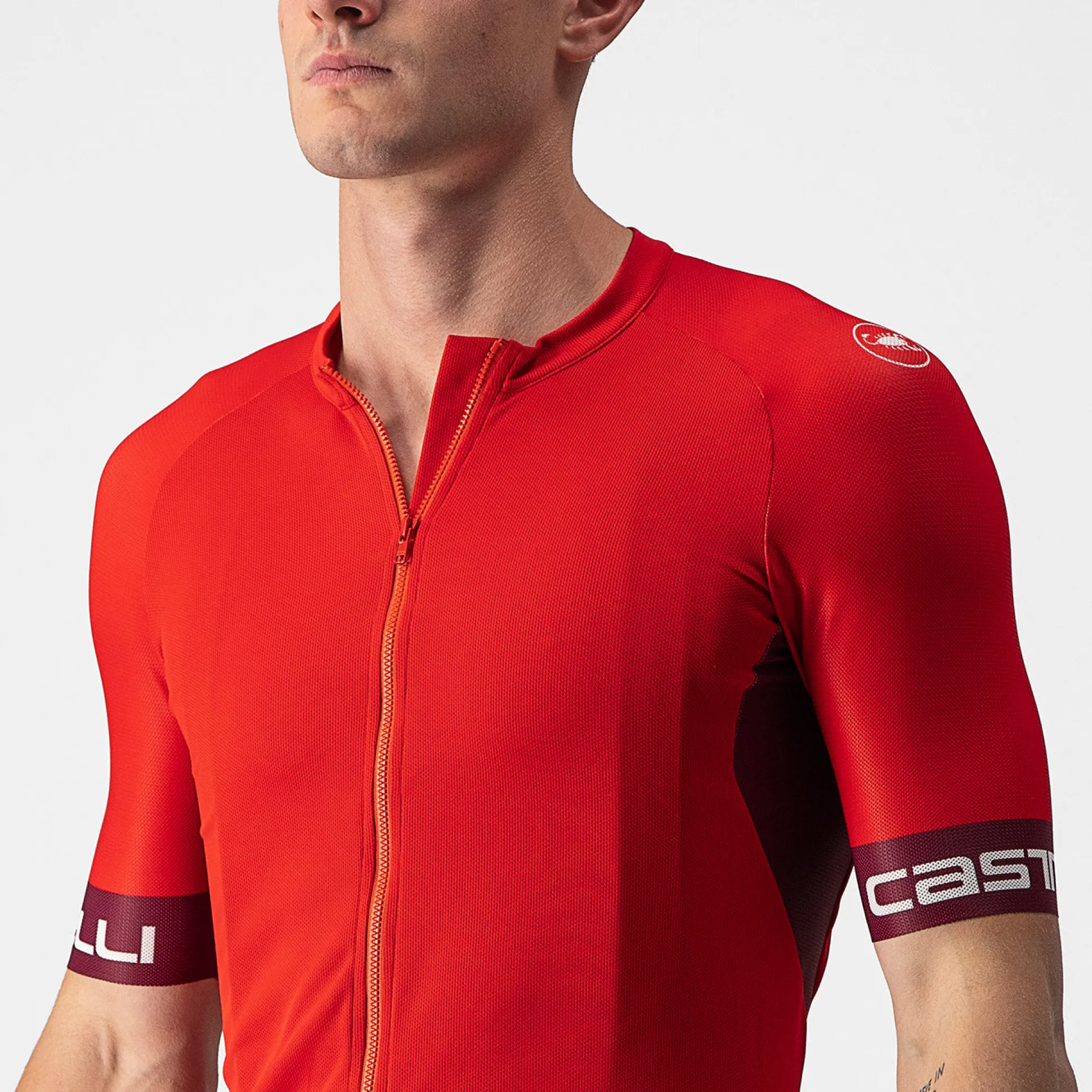 Maglia Castelli Entrata 6 - Rosso bordeaux