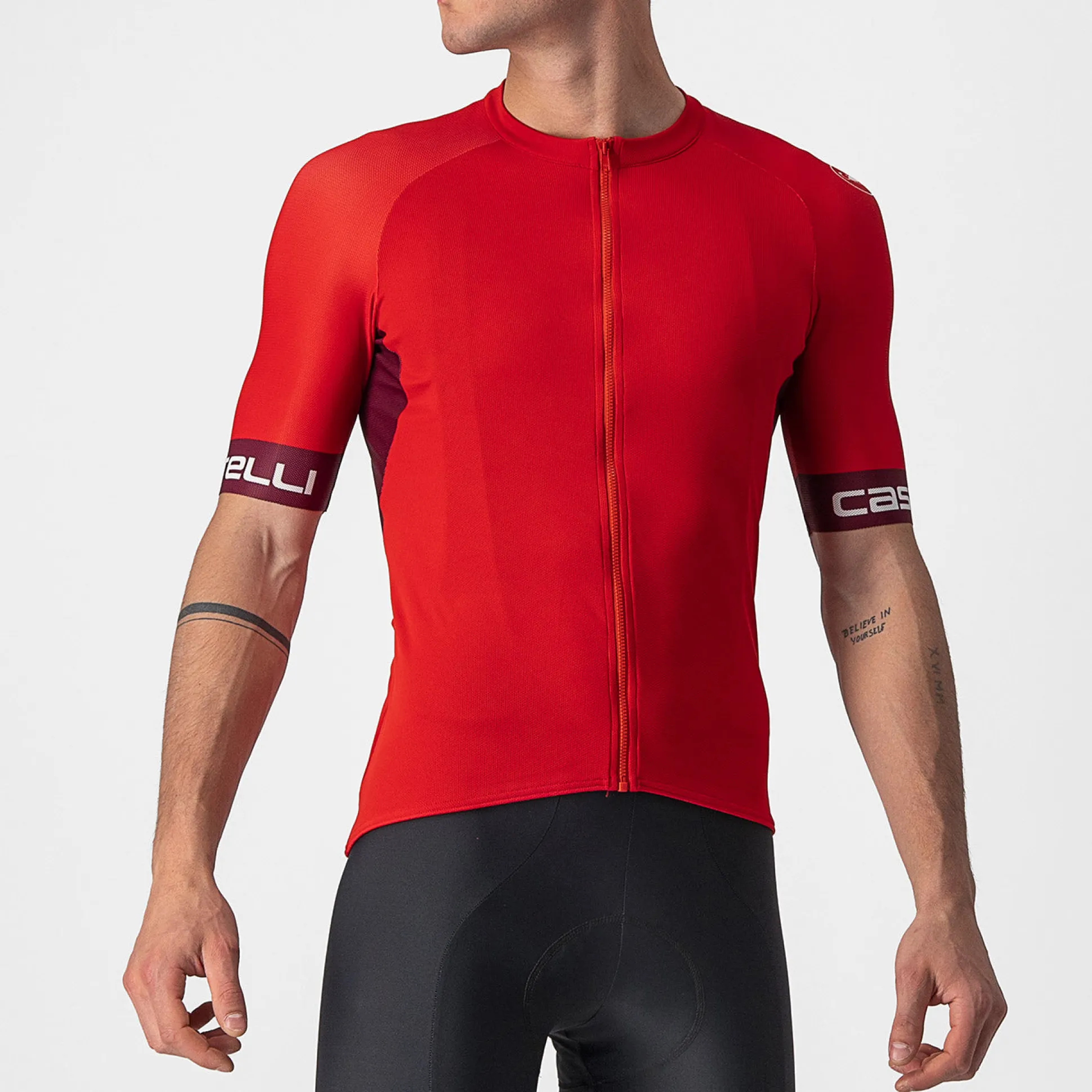 Maglia Castelli Entrata 6 - Rosso bordeaux