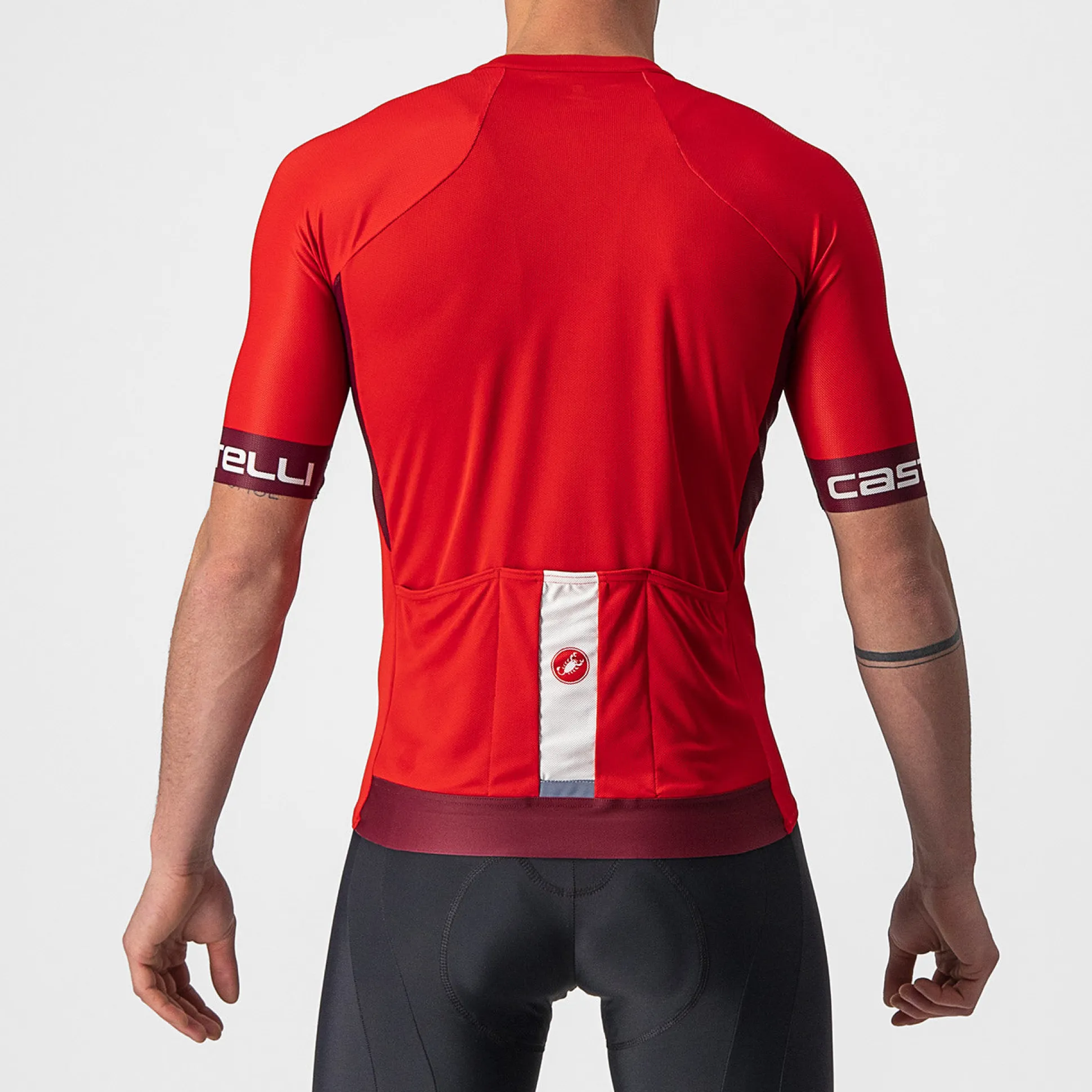 Maglia Castelli Entrata 6 - Rosso bordeaux
