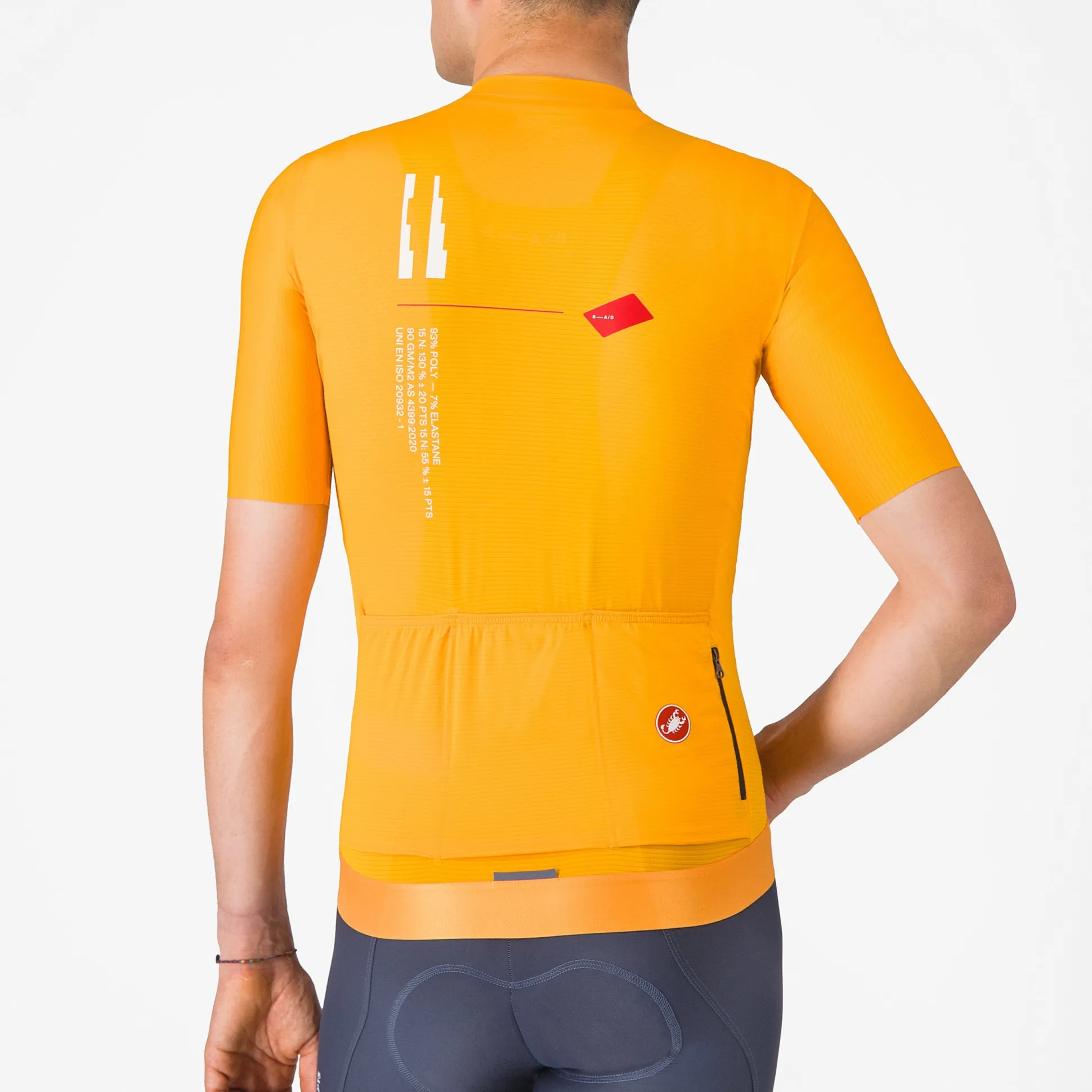 Maglia Castelli Espresso R-A/D - Arancio chiaro