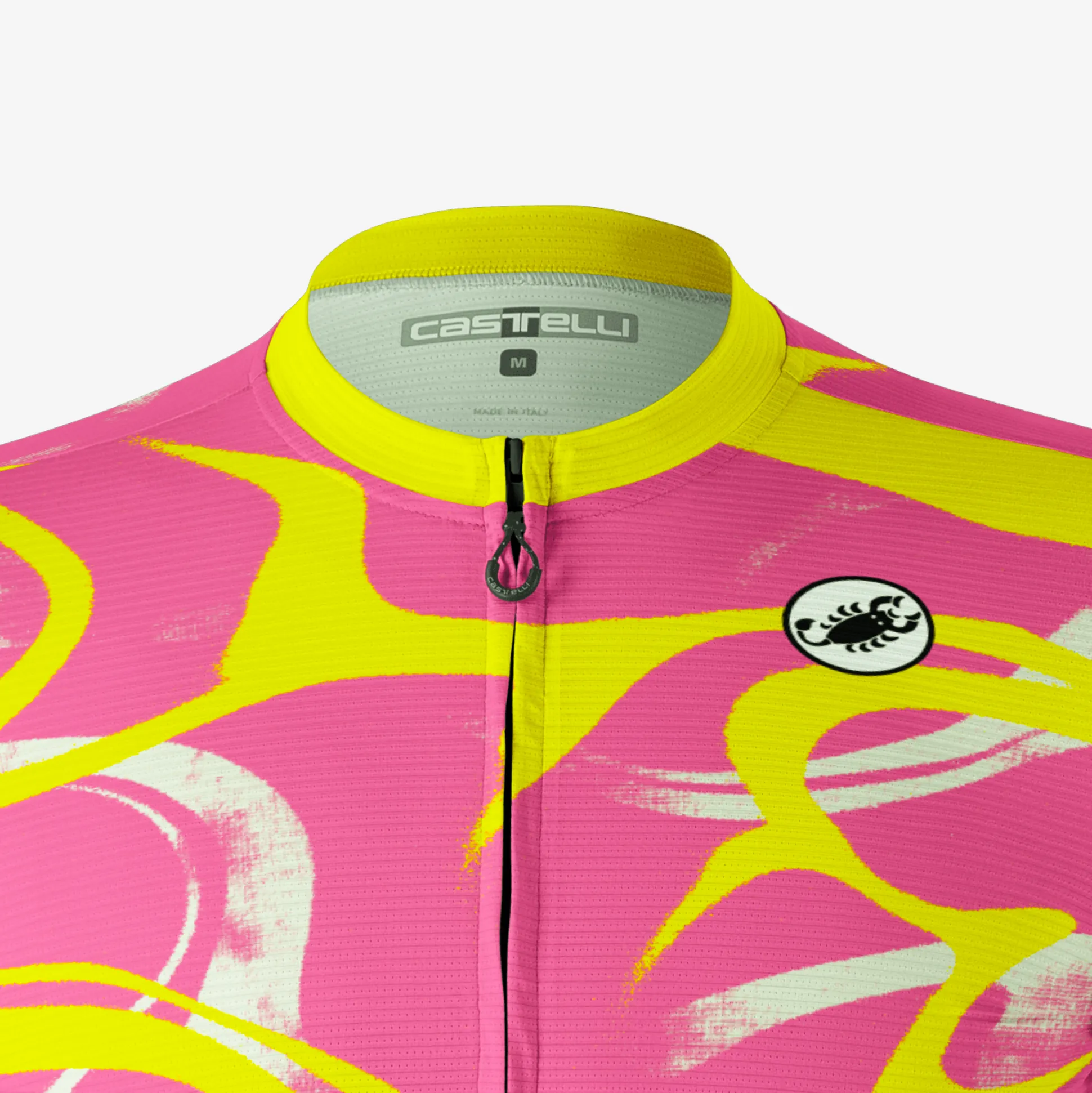 Maglia Castelli Espresso SOG Ltd - Rosa giallo