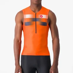 Maglia Castelli Free Tri 2 Top - Arancio